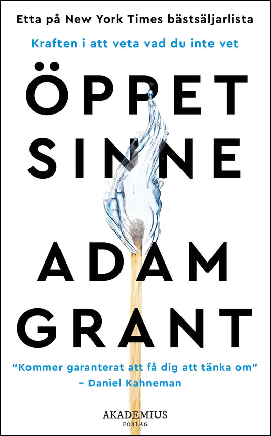 Omslag till Öppet sinne av Adam Grant