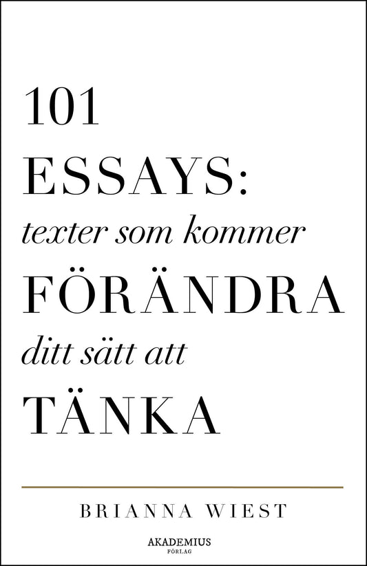 Omslag till 101 Essays av Brianna Wiest