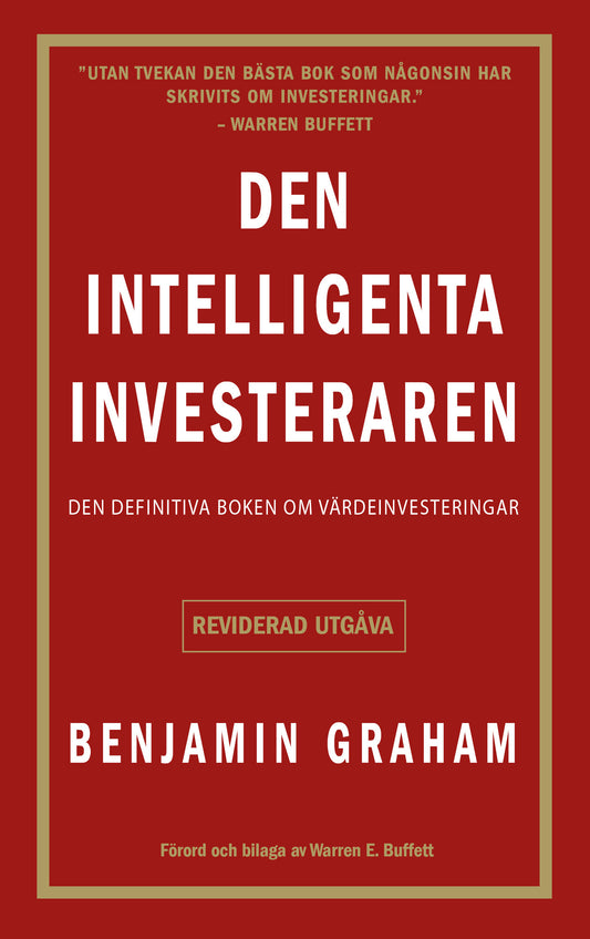 Omslag till Den intelligenta investeraren av Benjamin Graham