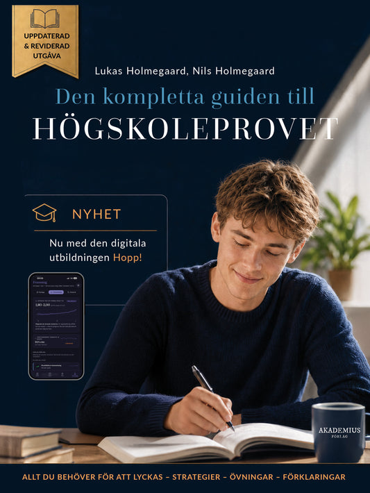 Den kompletta guiden till högskoleprovet – uppdaterad utgåva